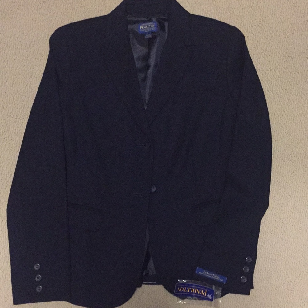 Pendleton Navy Suit Coat